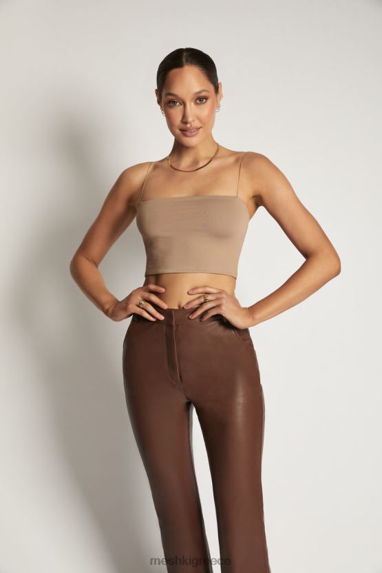 Meshki crop top yvonne cami λάτε είδη ένδυσης JJN40N1198